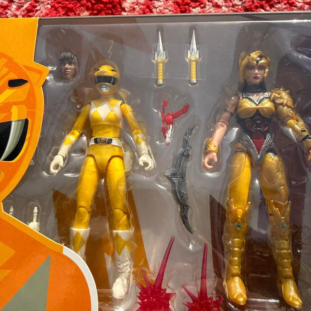 Power Rangers Lightning Collection Yellow Ranger vs Scorpina 2-Pack Hasbro NIB - Picture 2 of 6